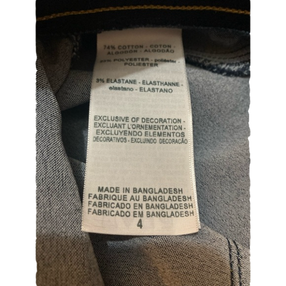 Levi’s Denizen Pull On Crop Dark Jeans - Picture 6 of 6